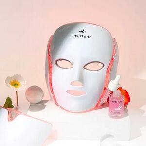 Evertone Omniglow LED & Microcurrent Mask For Face & Neck NIB